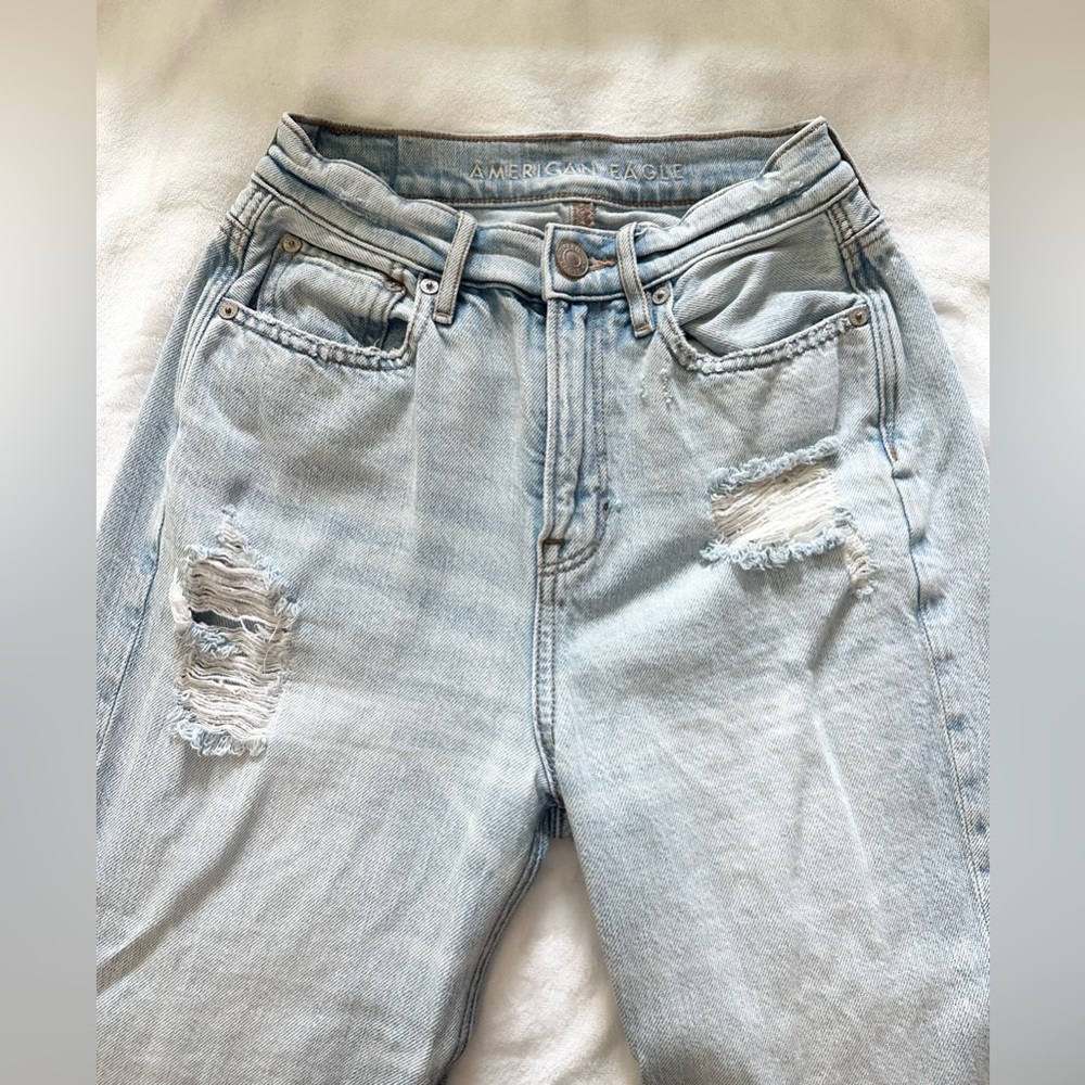 American Eagle High Rise Straight Jeans sz 0